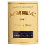 Bouteille de vin rouge Bordeaux Château Brillette 2017 Moulis en Médoc - 70cl