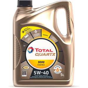 Bidon d'huile moteur Total Quartz 9000 5w40 (essence) - 5L