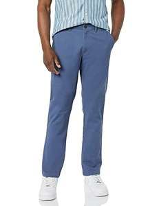 Pantalon Chino Stretch homme décontracté Amazon Essentials, Coupe athlétique - Bleu, Taille 29x32