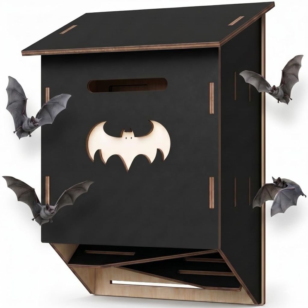 Boîte à chauve-souris en bois