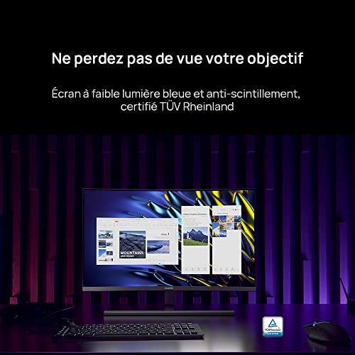 [Prime] Écran PC 27" Huawei MateView GT - QHD (2560 x 1440), 165 Hz, Dalle VA, Incurvé, HDR, Pied réglable