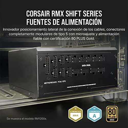 Alimentation Corsair RM850x SHIFT series ATX 3.0 PCIe Gen 5 - 850W, 80 PLUS Gold