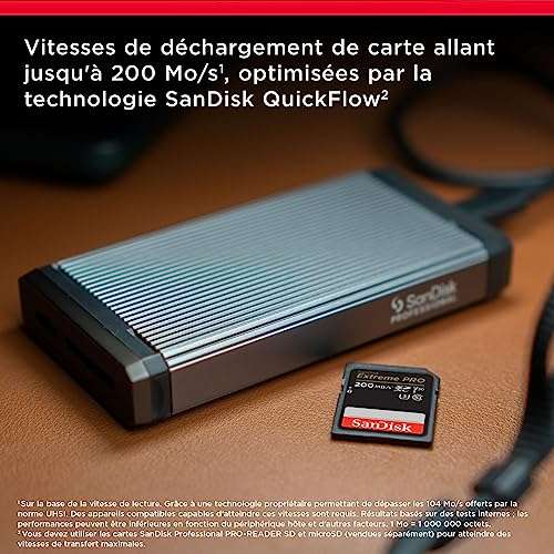 SANDISK - Carte mémoire SDXC SanDisk Ultra 64 Go, jusqu'à 120 Mo/s