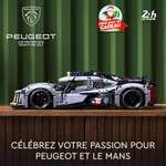 Jeu de construction Lego Technic : Peugeot 9X8 24H Le Mans Hybrid Hypercar (42156) (via 37,50€ sur la carte)