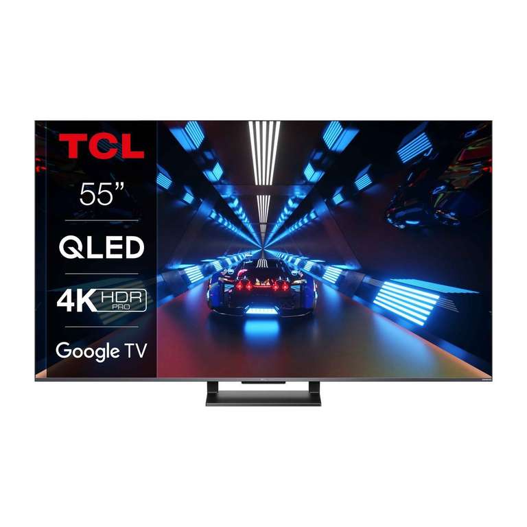 TV 55" TCL 55C735 2022 - QLED, 4K , 144 Hz Google TV, Son Onkyo Dolby Atmos, Dolby Vision, Hdmi 2.1 VRR (Via Code + ODR de 100€)