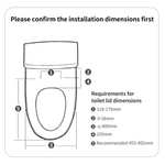 Abattant de toilettes WC japonais Xiaomi Smartmi Version 2 avec télécommande sans fil (Entrepôt Allemagne)