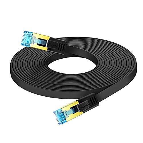[Prime] Câble Ethernet RJ45 Plat CHLIANKJ - 5m, Cat. 8, 40 Gbps (vendeur tiers - via coupon)