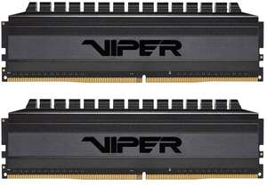 Kit mémoire RAM Patriot Viper 4 Blackout Series - 16 Go (2X8Go), DDR4, 4133MHz, CL18, Profil XMP 2.0