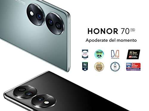 Smartphone 6.67" Honor 70 5G - 8 Go de RAM, 256 Go (Vendeur tiers)