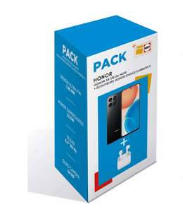 Pack Smartphone 6.7" Honor X8 6Go Ram- 128 Go NOIR + Ecouteurs Honor Choice Earbuds X (+30€ en carte cadeaux avec le code DARTY30)