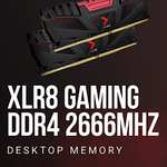 Kit Mémoire RAM DDR4 PNY XLR8 - 16 Go (2 x 8 Go), 2666 MHz, CL16 (MD16GK2D4266616XR) - Vendeur PNY