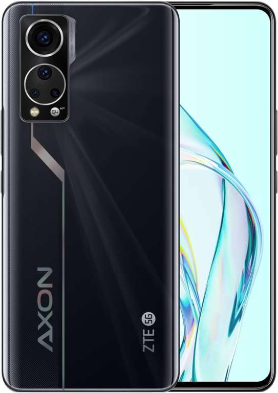 Smartphone 6.92" ZTE Axon 30 - 5G, FHD+ AMOLED 120 Hz, Snapdragon 870, RAM 12 Go, 256 Go, 64+8+5+2 MP, 65W, Noir (Entrepôt France)