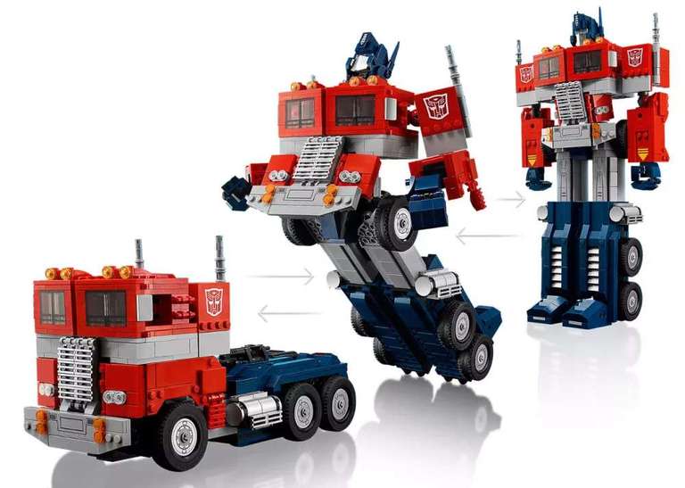 Jeu de construction Lego Optimus Prime 10302 (Via 40€ en bon d'achat)