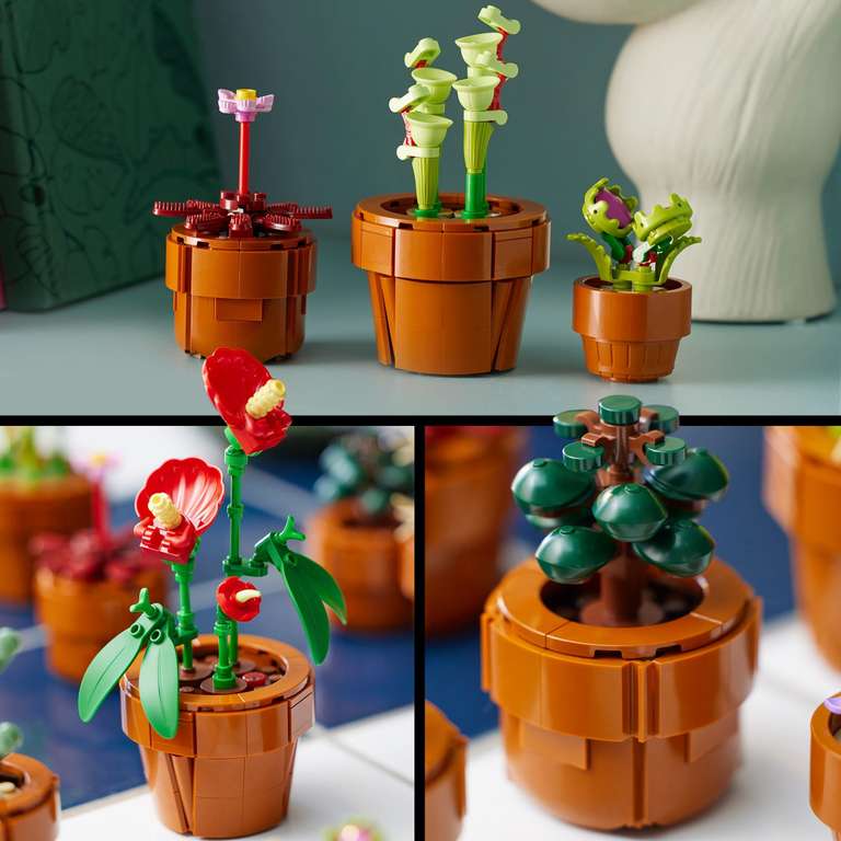 Jeu de construction Lego Icons (10329) - Les Plantes Miniature