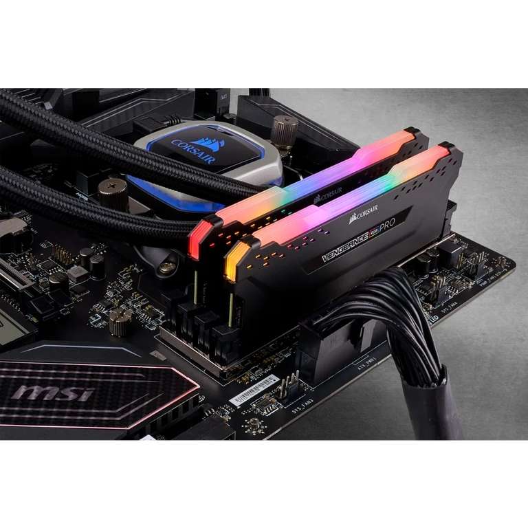 Barette Mémoire Corsair Vengeance RGB PRO SL 32 GO (2X16GO) 3200