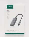 Adaptateur USB C vers Ethernet RJ45 Ugreen Réseau Gigabit (vendeur tiers)