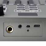Clavier Midi RockJam Go 25 Key USB & Bluetooth MIDI Keyboard Controller With 8 Backlit Drum Pads, 8 Knobs
