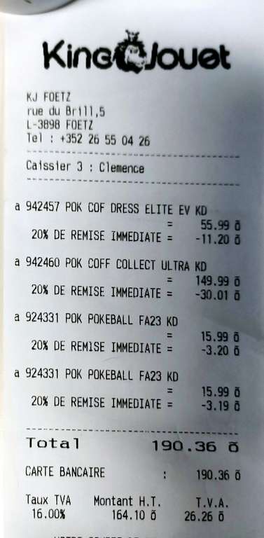 King Jouet : 20% sur tout les magasins - Frontaliers Luxembourg