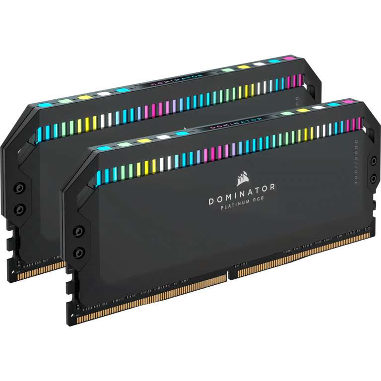 Kit mémoire Ram DDR5 Corsair Dominator Platinum RGB 32 Go (2x16 Go) - 5200, CL40