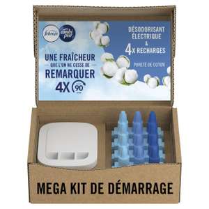 Diffuseur Électrique de Parfum Febreze 3Volution - Kit Prise + 4 Recharges, Pureté De Coton