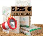 Sac de pellets piveteau bois HP+ 15kg - Bois Plus Savenay (44)