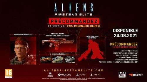 Aliens Fireteam Elite sur PS4/PS5/Xbox Series X
