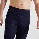 Pantalon Fitness Cardio Training homme bleu marine 500 (Taille M ou L)