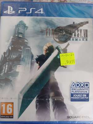 Final fantasy 7 PS4 - Auchan, Noyelles Godault (62)