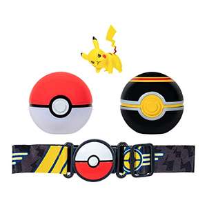 Ceinture Clip 'N' Go Pokémon Bandai + 1 Poké Ball, 1 Luxury Ball et 1 figurine pikachu
