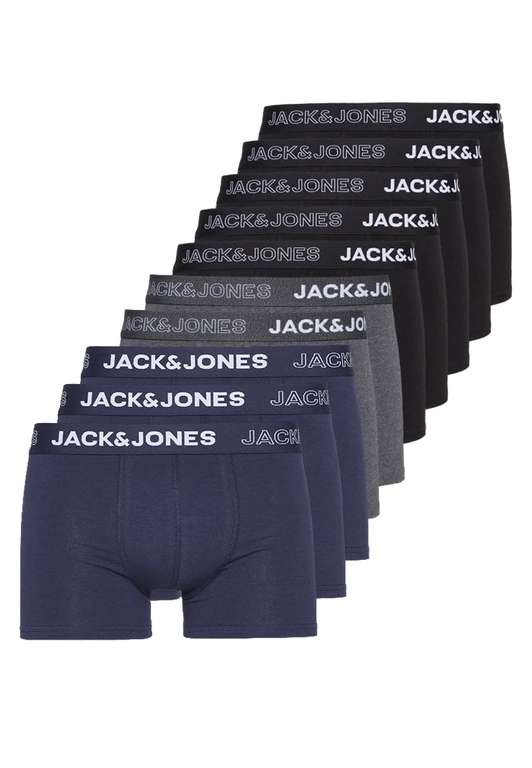 Pack de 10 Boxers Jack & Jones - Plusieurs Tailles Disponibles
