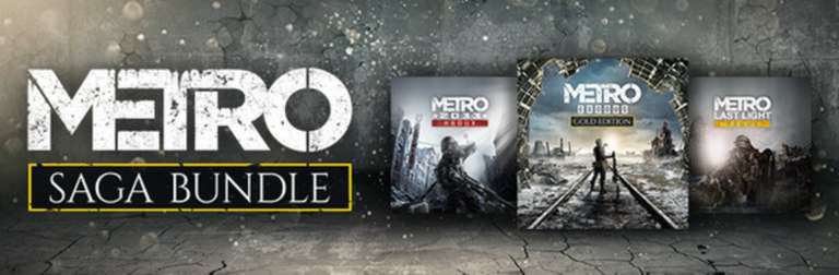 Metro Saga Bundle - Metro 2033 Redux, Metro: Last Light Redux et Metro Exodus + Season pass sur PC (Dématérialisé - Steam)