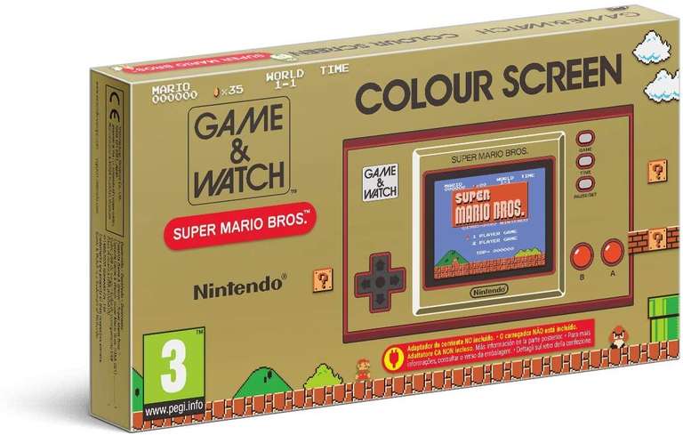 Console portable Nintendo Game & Watch Super Mario Bros. (via 20€ sur la carte de fidélité)