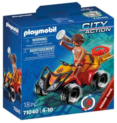 Playmobil 71040 - Sauveteur en mer et Quad