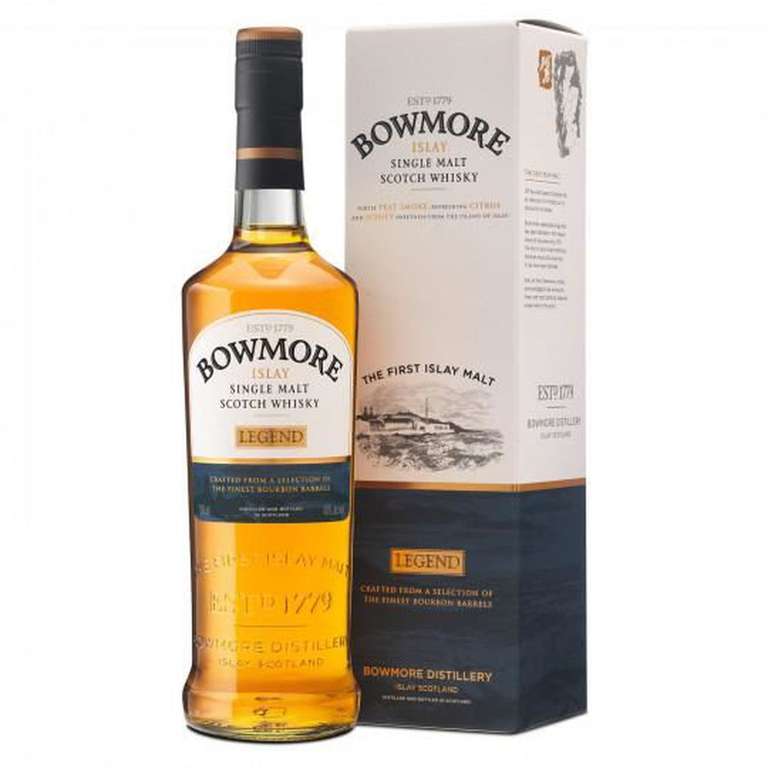 Bouteille de whisky Bowmore Legend Islay Single Malt - 70 cl