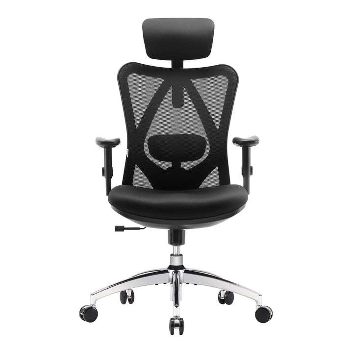 Chaise de bureau ergonomique blanche grise Top gamme