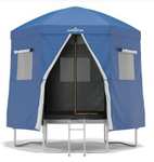 Tente pour trampoline 6 FT - ø 185 cm - coloris bleu
