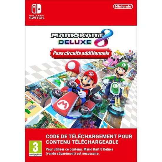 Contenu numérique : Pass extension circuits additionnels pour Mario Kart 8 deluxe (Dématérialisé)