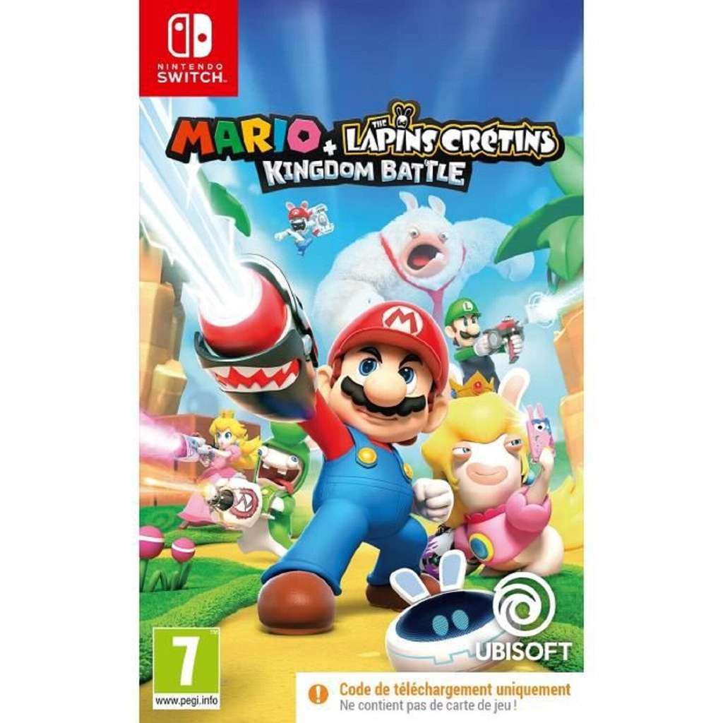 Sélection de jeux Switch (code in a box) - Ex : Mario + The Lapins