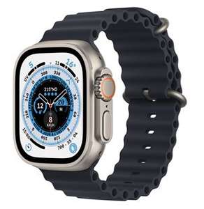 Montre connectée Apple Watch Ultra + Cellular - Titane 49mm avec bracelet Océan Minuit (Vendeur tiers - Reconditionnée)