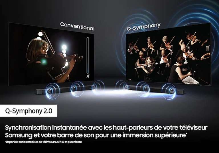 Barre de son Samsung HW-Q600B Dolby Atmos - DTS:X Son Surrond 3D