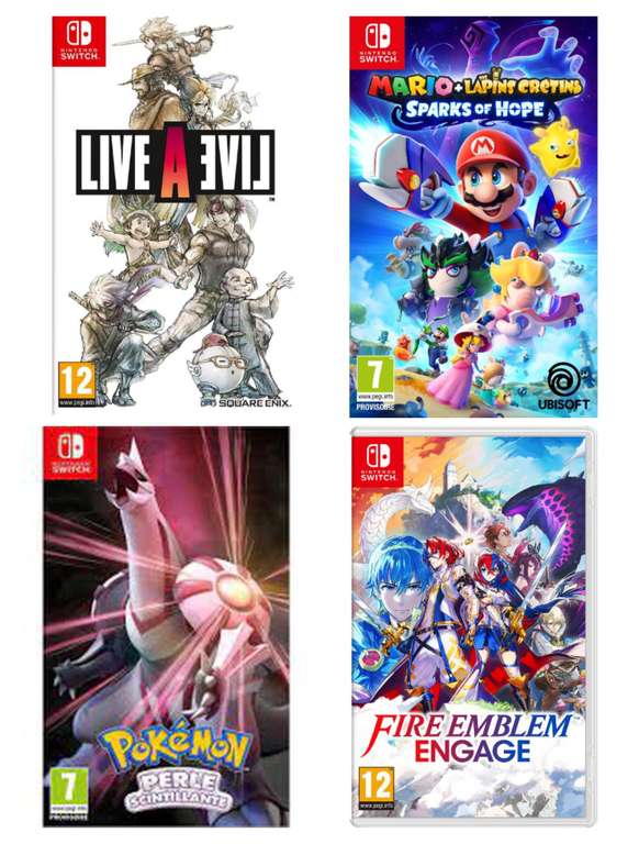 Sélection de jeux Nintendo Switch en promotion - ex : Live A Live (18,48€ cagnottés sur la carte de fidélité Carrefour)