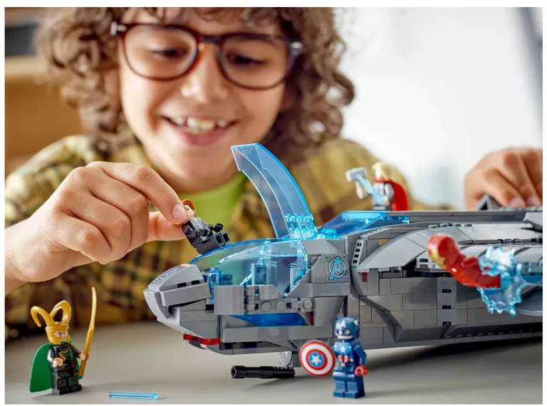 Jeu de construction Lego Marvel Super Heroes - Le Quinjet des Avengers - 76248 (via 19,23€ de fidélité)