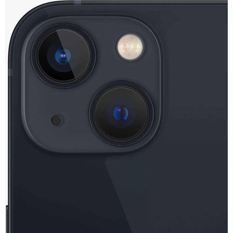 Smartphone 6.1" Apple iPhone 13 - 128 Go - Noir Minuit (via 150€ sur carte de fidélité)