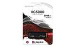 SSD interne M.2 NVMe Kingston KC3000 (‎‎SKC3000D/2048G) - 2 To, PCIe 4.0, 7000-7000 Mo/s Lecture-Ecriture, Compatible PS5