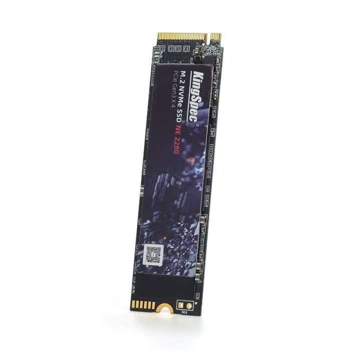 Disque SSD interne M.2 NVMe KingSpec - 256Go, 2280, PCIe 3.0x4
