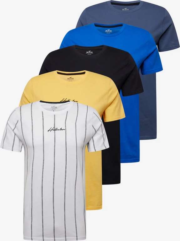 Pack de 5 t-shirts Hollister (Taille XS au L)