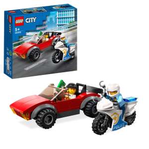Jeu de construction Lego City - La Course-Poursuite De La Moto De Police 6039