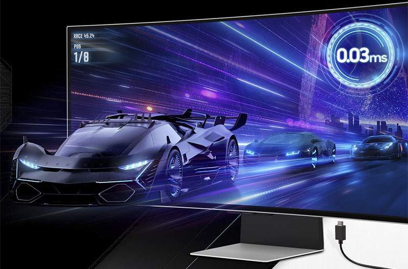 SAMSUNG Ecran PC Gaming Odyssey G5 - G55T 34'' 165Hz - Incurvé - Noir pas  cher 