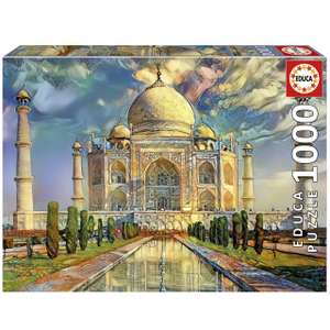 Puzzle Educa Taj Mahal - 1000 pièces + Fix Puzzle, À partir de 14 Ans