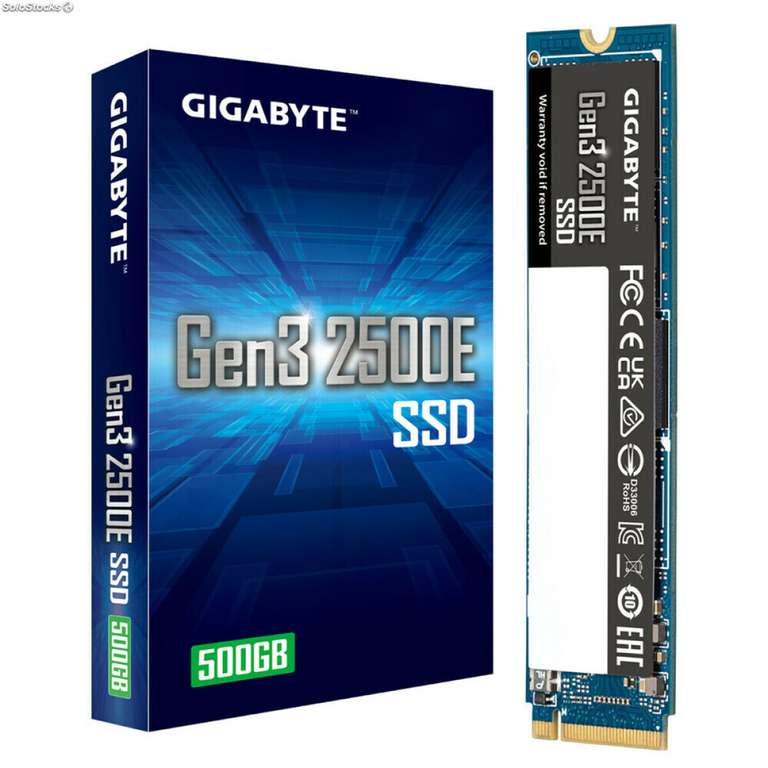 SSD interne M.2 NVMe PCIe 3.0 Gigabyte 2500E - 500 Go